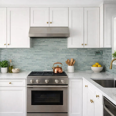 Gray Glass Mosaics