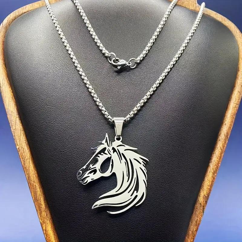 Necklace - Golden Stainless Steel Pendant by House Of Avana