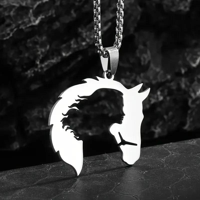Necklace - Hollow Stainless Steel Pendant by House Of Avana