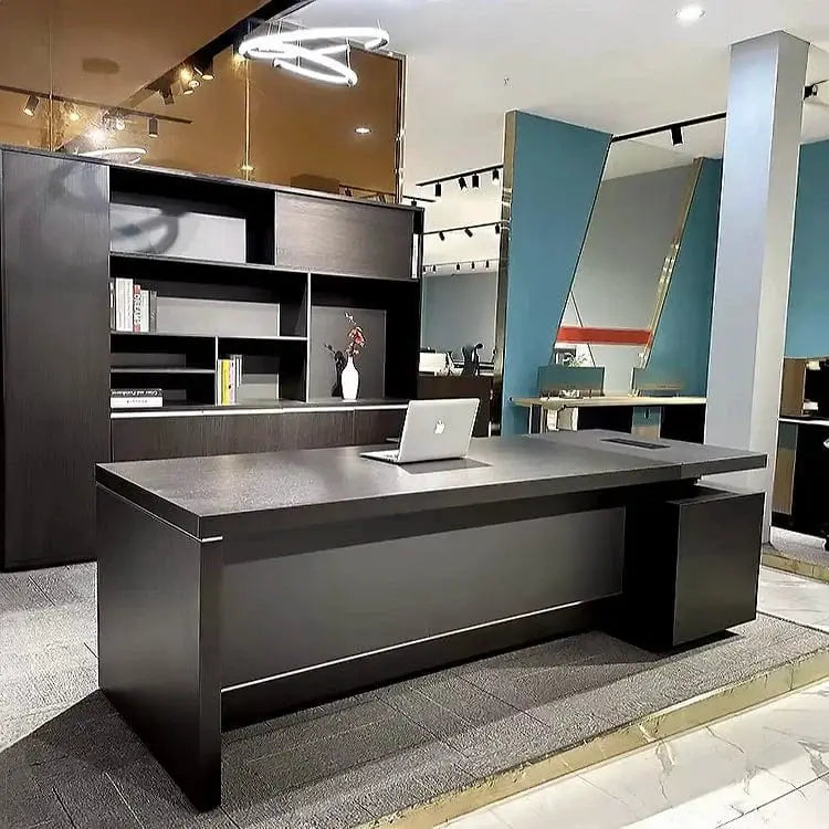 Danton · Modern L-Shaped Executive Desk by Arc Grove