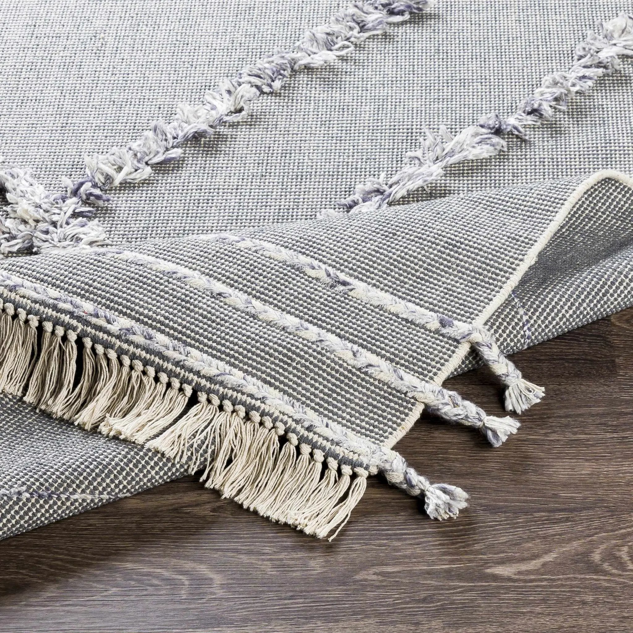 Needville Gray High-Low Rug - Clearance by Boutique Rugs