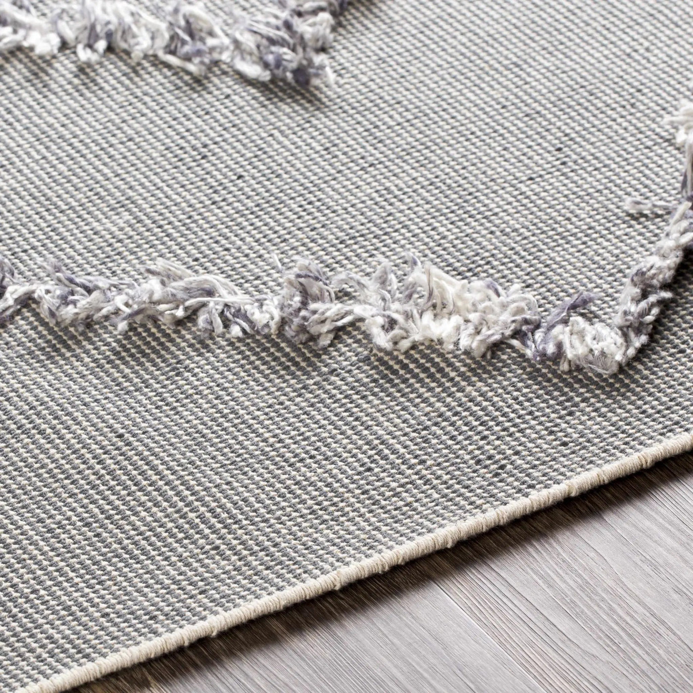 Needville Gray High-Low Rug - Clearance by Boutique Rugs