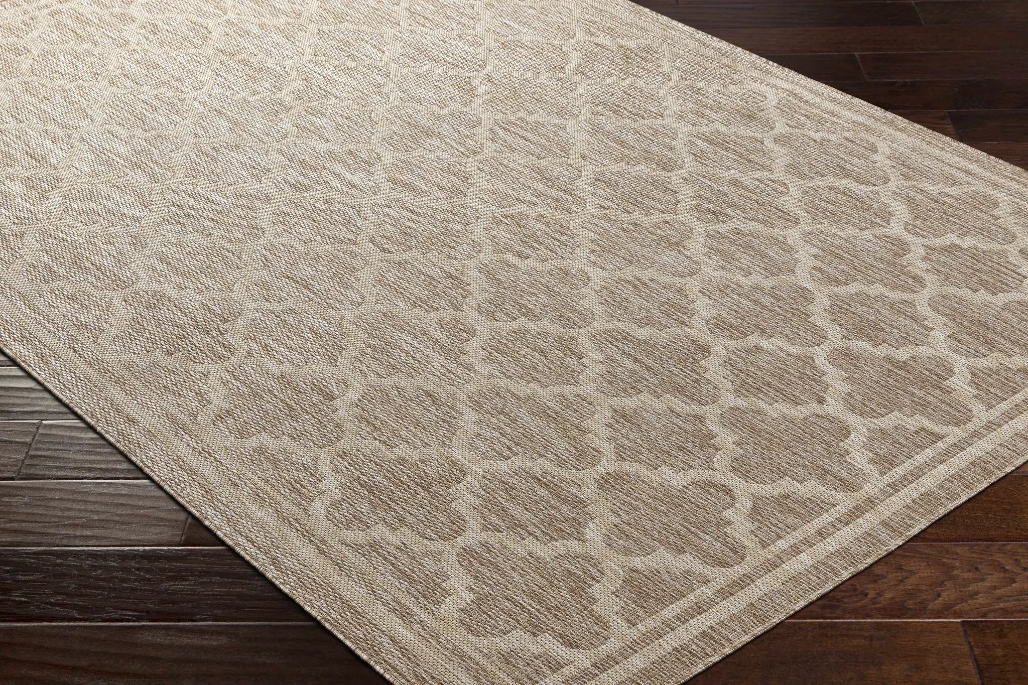 Noam Tan Indoor & Outdoor Rug - Clearance by Boutique Rugs
