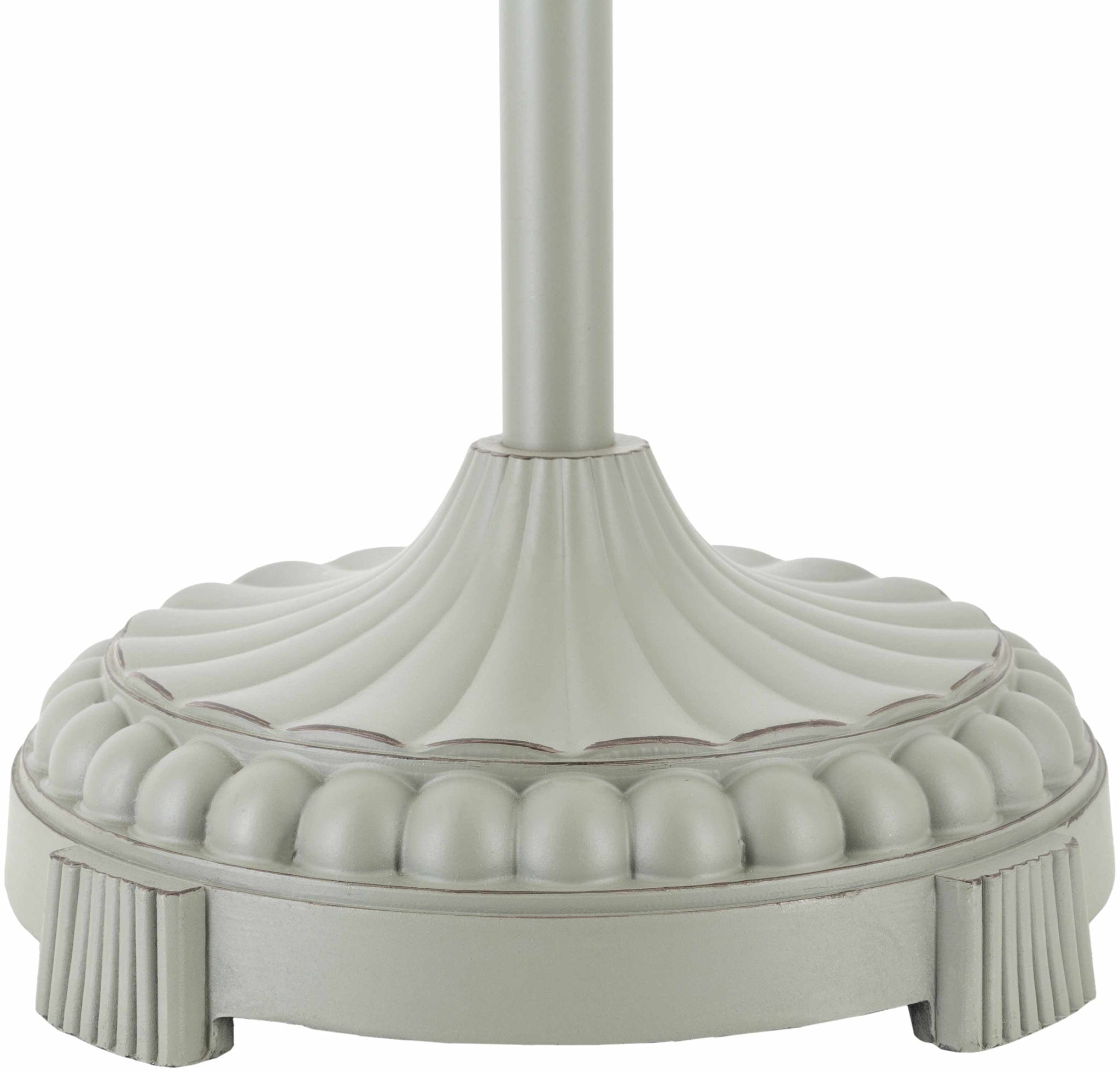 Nelspruit Gray Resin Floor Lamp by Boutique Rugs