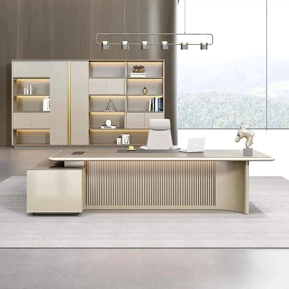 Essex · Modern L-Shaped Executive Desk by Arc Grove