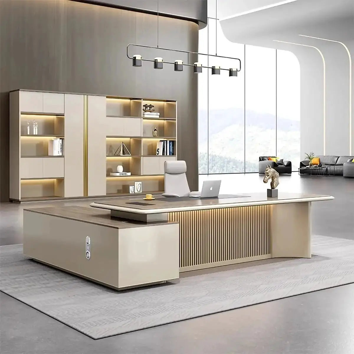 Essex · Modern L-Shaped Executive Desk by Arc Grove