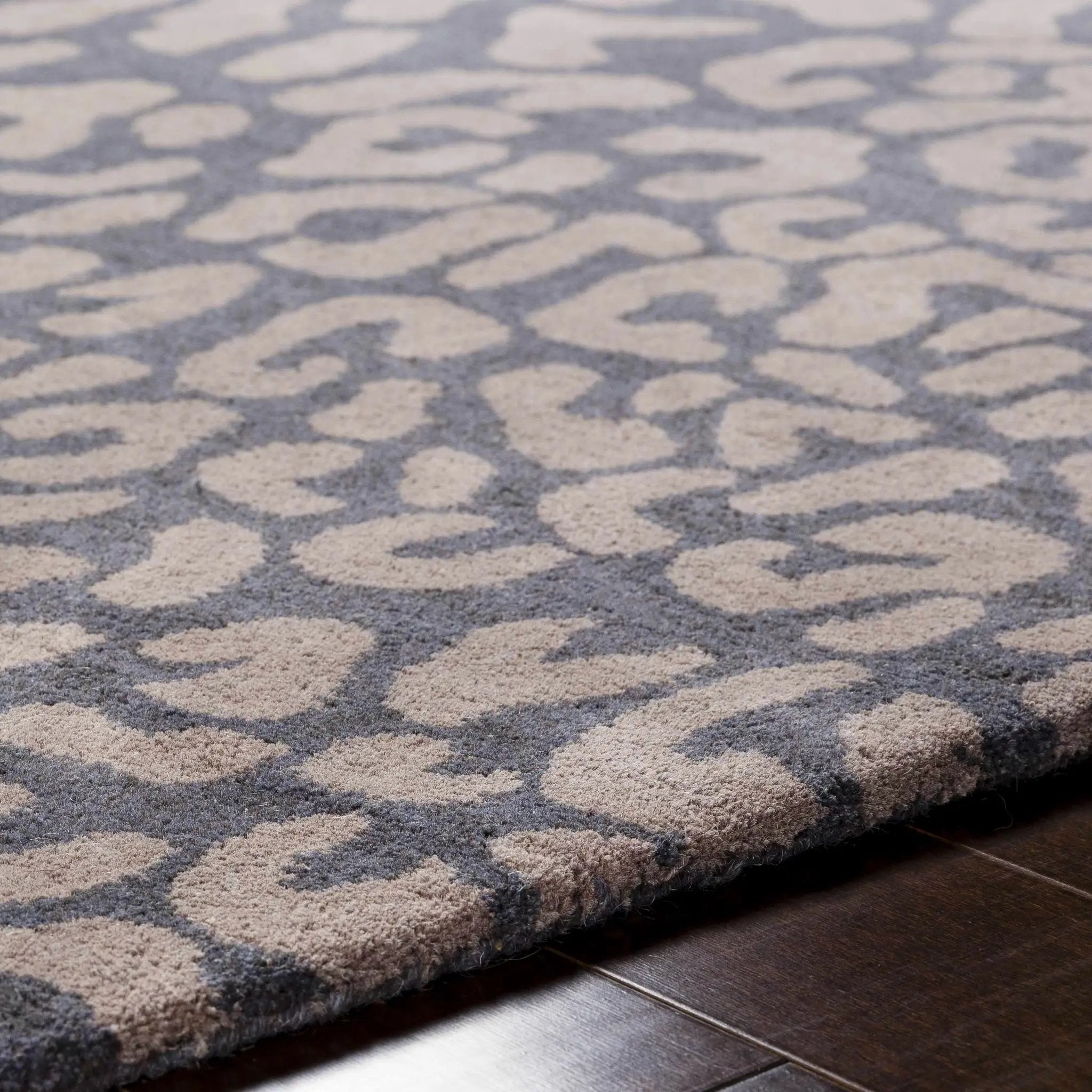 Neoma Animal Print Wool Rug - Clearance by Boutique Rugs