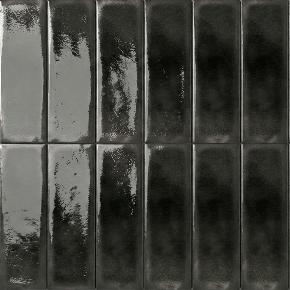 Nero Esercito Glazed Ceramic Wall Decos 4x12 Ceramic Glazed 4x12 Wall Decos