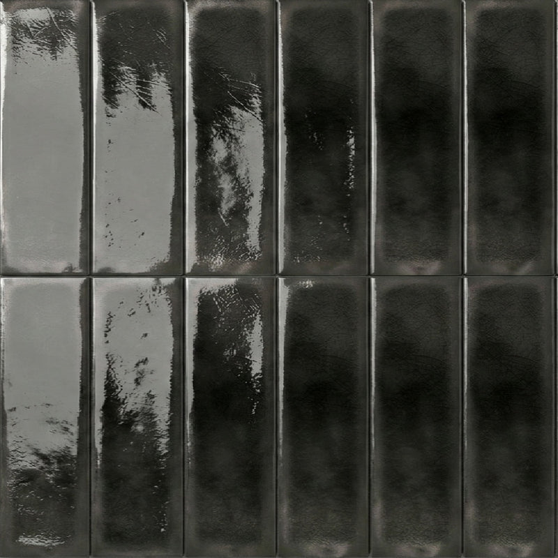 Nero Esercito Glazed Ceramic Wall Decos 4x12 Ceramic Glazed 4x12 Wall Decos