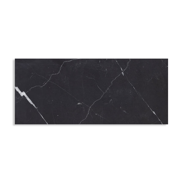 Nero Marquina Premium Honed Marble Tiles 6x12