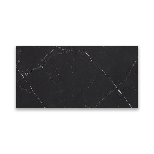 Nero Marquina Premium Polished Marble Tiles 3x6