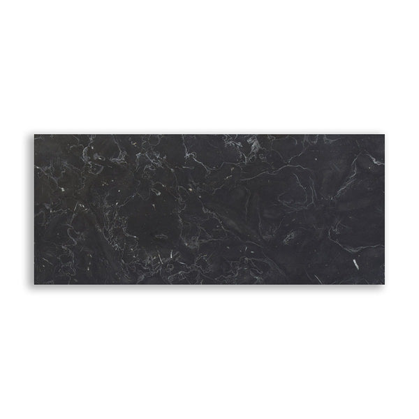 Nero Marquina Premium Polished Marble Tiles 6x12