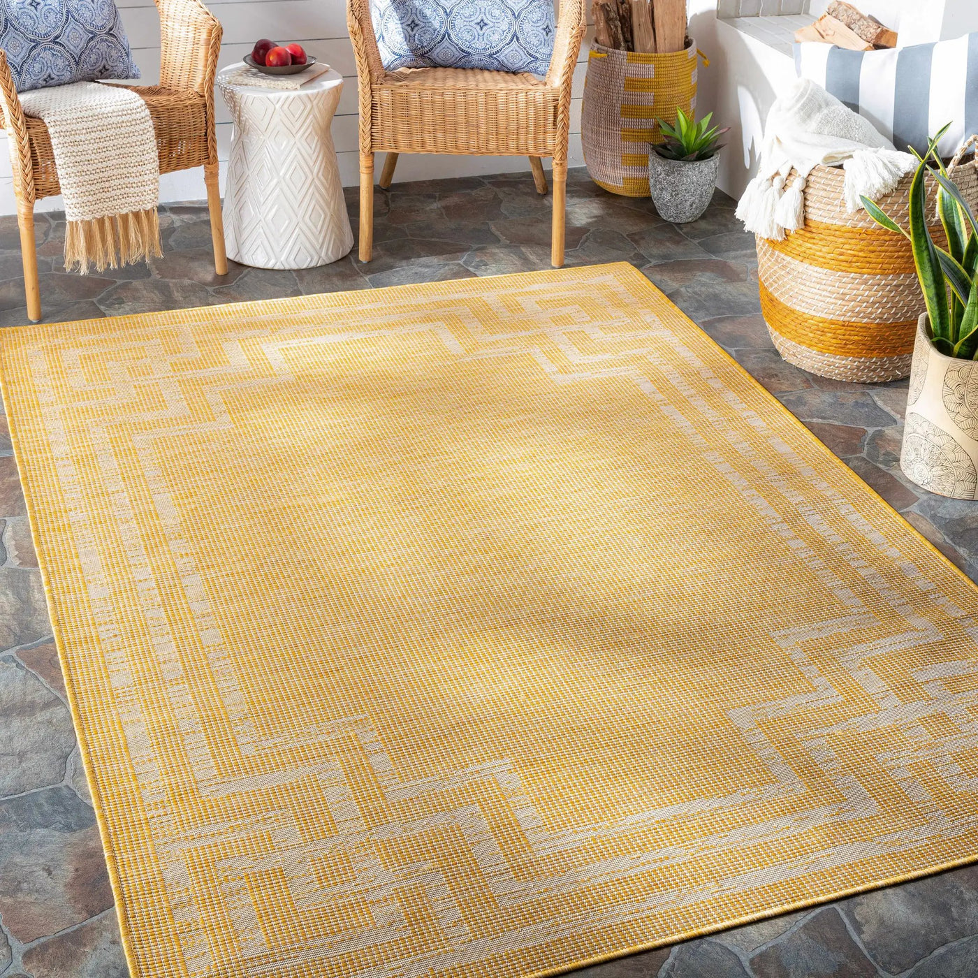 Netley Flatweave Outdoor Area Carpet - Clearance by Boutique Rugs