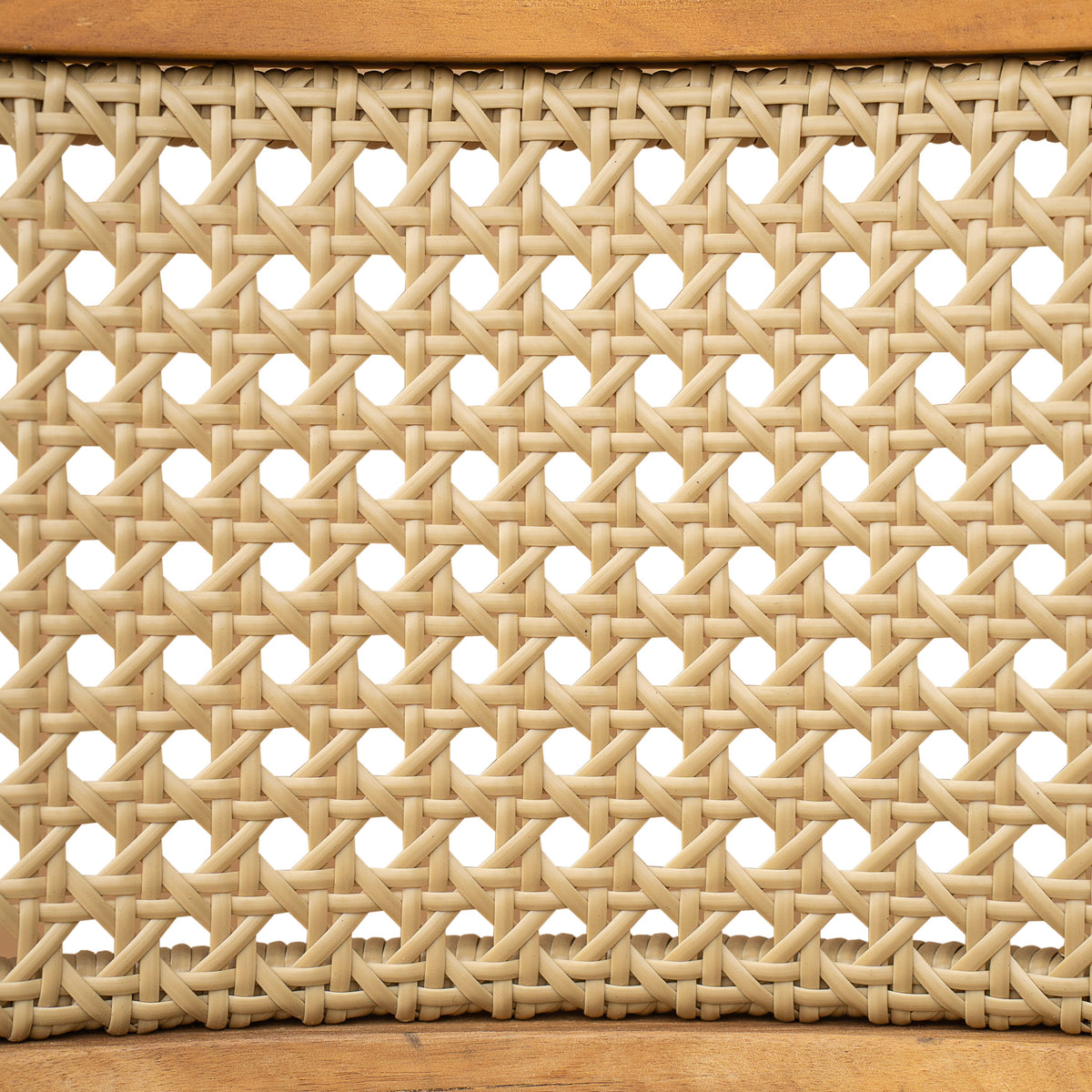 Netro Acacia Wood Dining Chair with Light Brown Wicker, photo 17 of 19