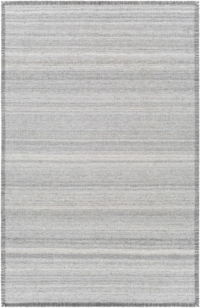 Nettleham Silver Viscose Rug - Clearance by Boutique Rugs