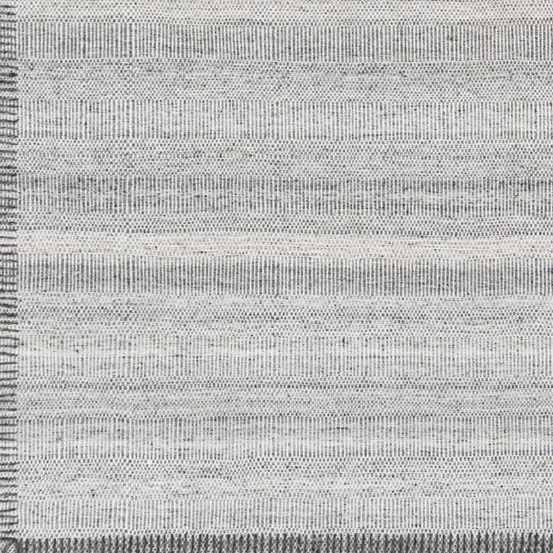 Nettleham Silver Viscose Rug - Clearance by Boutique Rugs