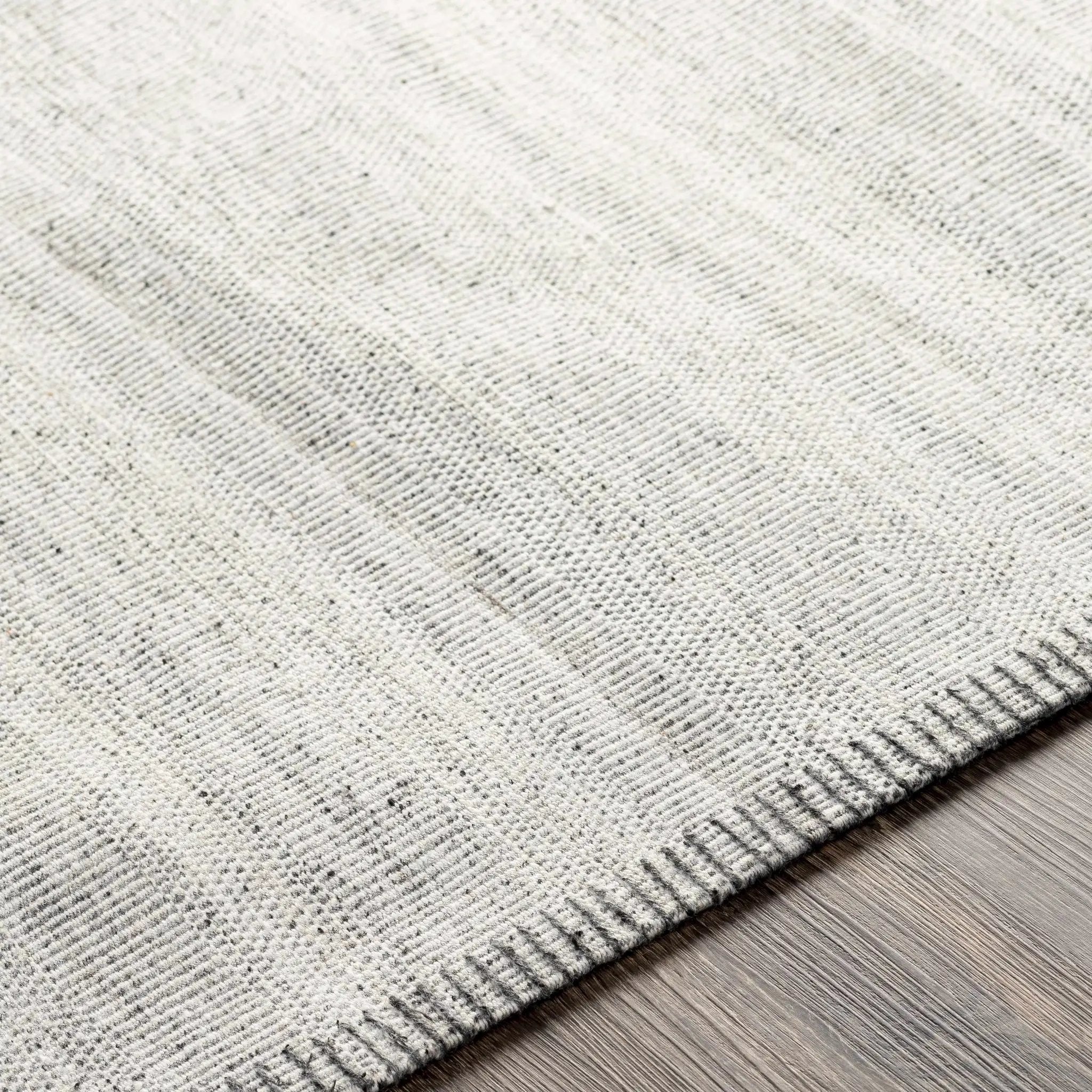 Nettleham Silver Viscose Rug - Clearance by Boutique Rugs