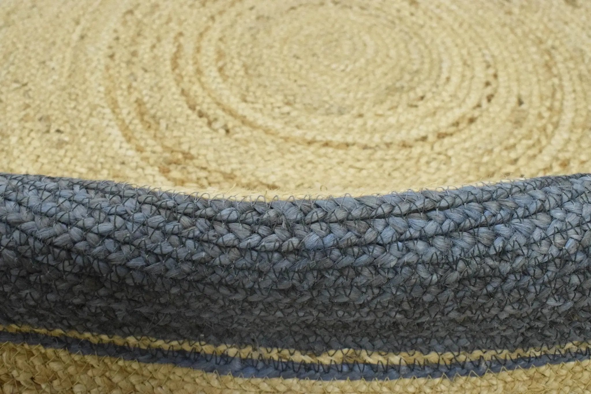 100% ALL NATURAL FIBER HAND BRAIDED BOHO ROUND JUTE RUG | JR25R by The Rug Decor
