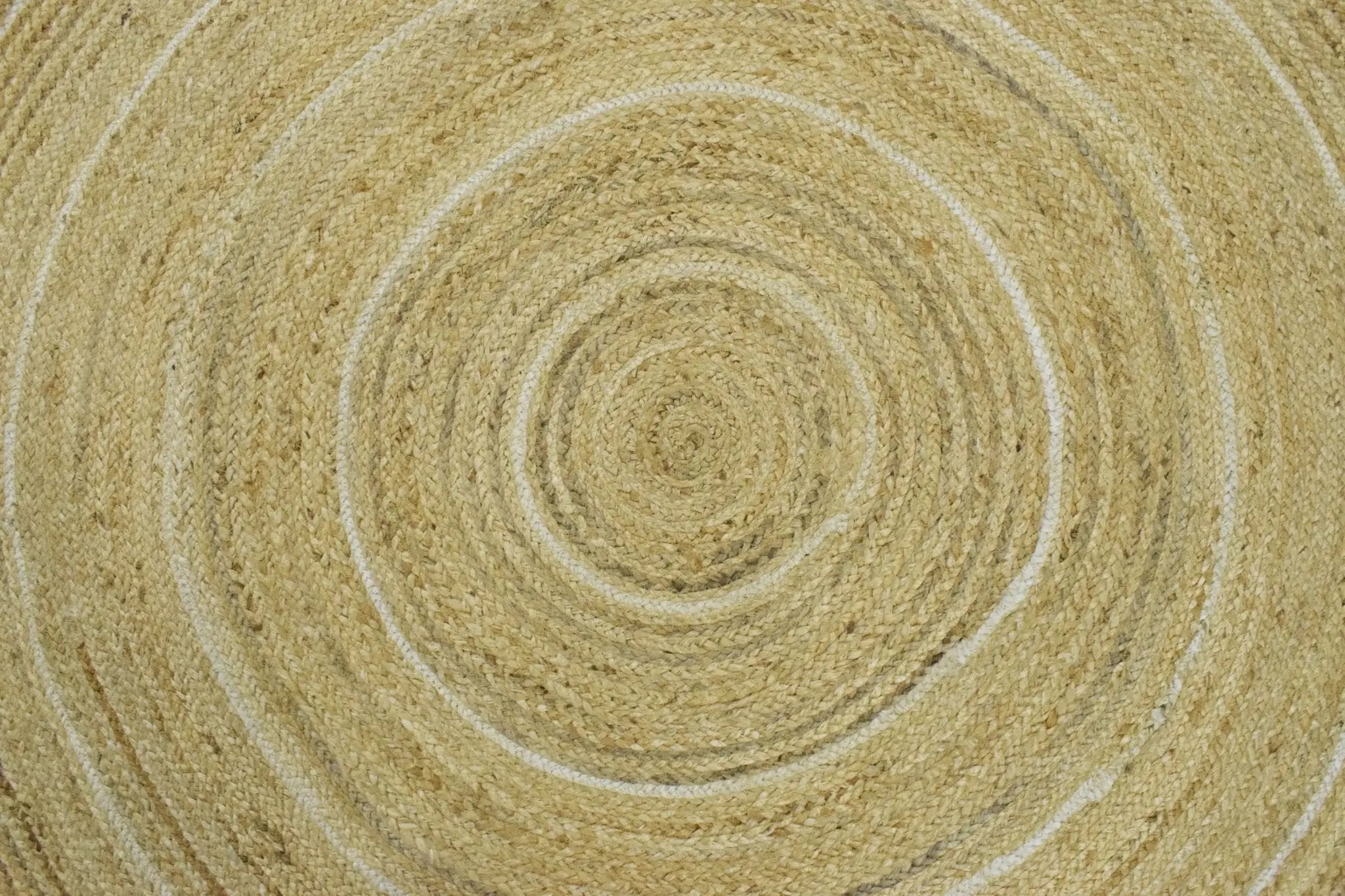 100% ALL NATURAL FIBER HAND BRAIDED BOHO ROUND JUTE RUG | JR5 by The Rug Decor