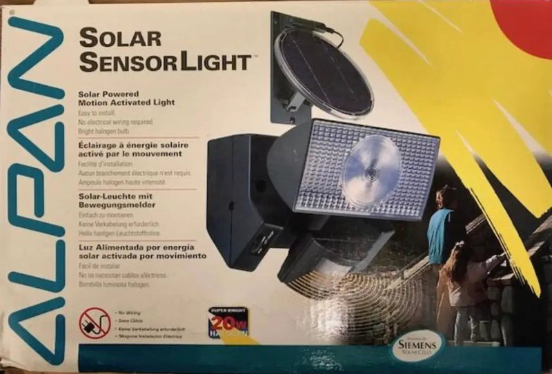 New Alpan 20W Dual Security Detector Solar Spot Light Motion Sensor Outdoor by Outdoor Solar Outlet