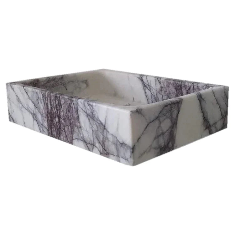 New York Marble Rectangular Wall-mount Bathroom Sink Polished (W)16" (L)24" (H)5" by GobekDesign