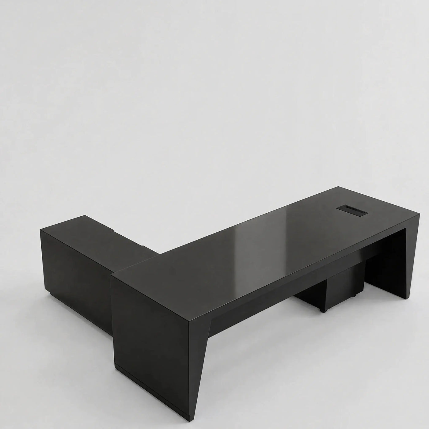 Newton · Executive Desk w/ Mobile Storage by Arc Grove