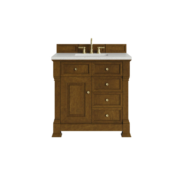 James Martin Brookfield 36" Single Bathroom Vanity, Honey Oak