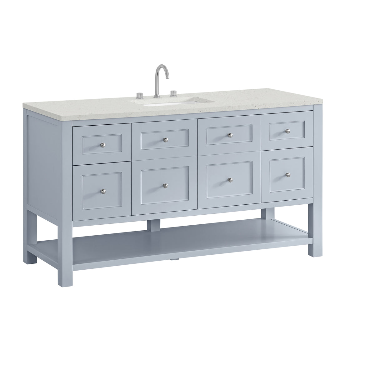 James Martin Breckenridge 60" Single Bathroom Vanity, Serenity Blue, view 30