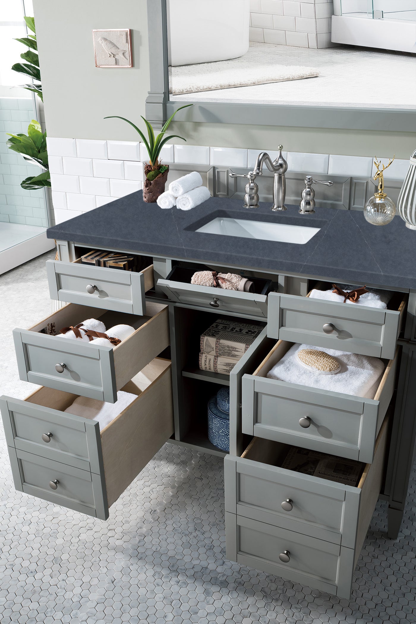 James Martin Brittany 48" Single Bathroom Vanity, Urban Gray by James Martin