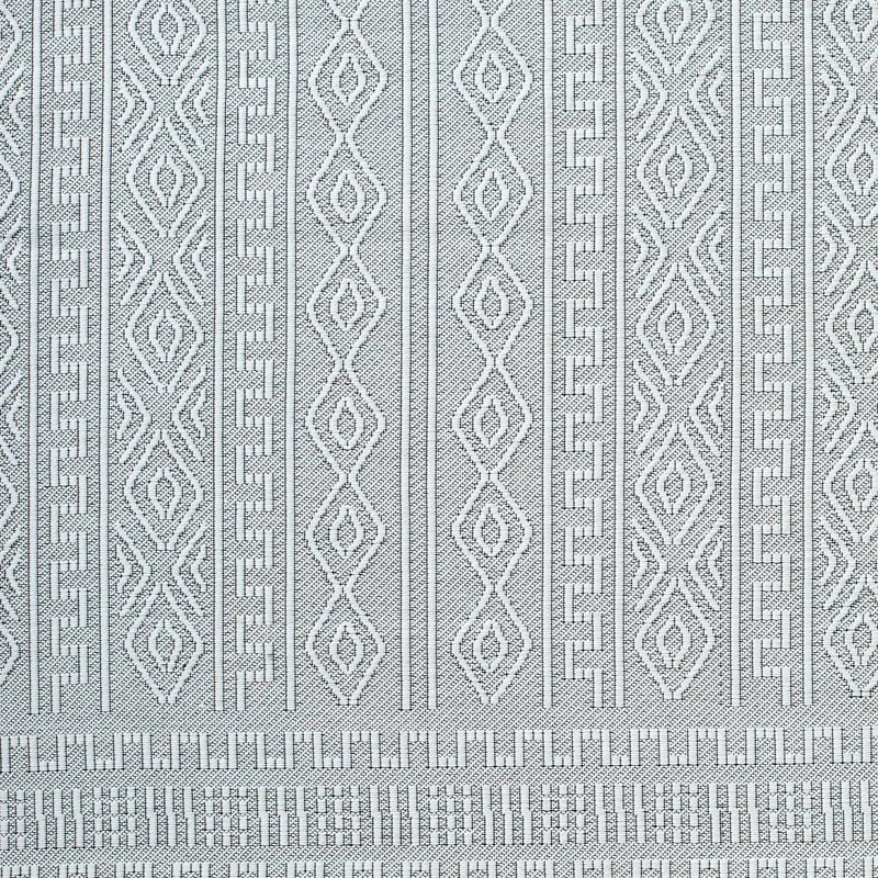 Nuela Light Gray Outdoor Area Rug - Clearance by Boutique Rugs