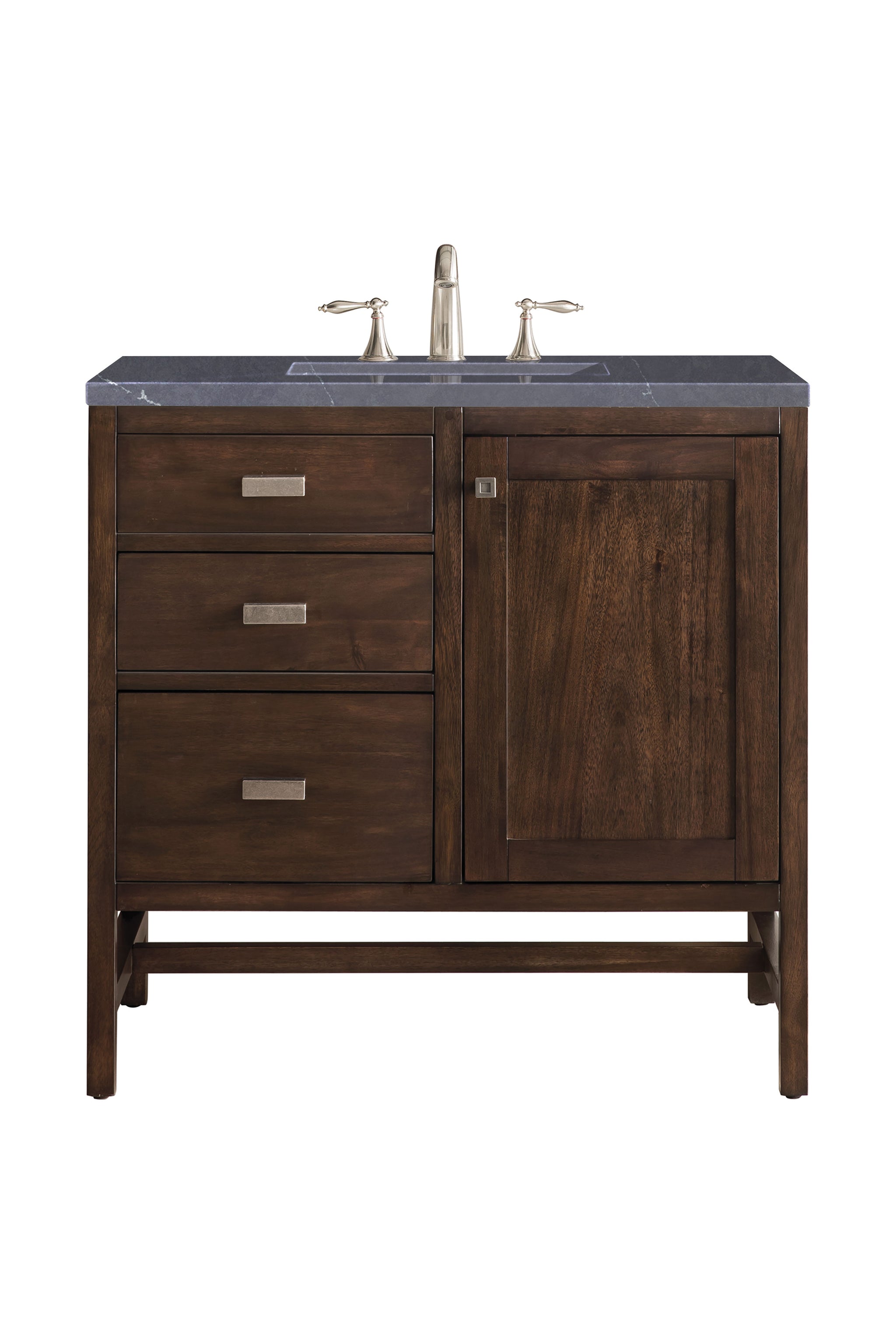 James Martin Addison 36" Single Bathroom Vanity, Mid-Century Acacia by James Martin