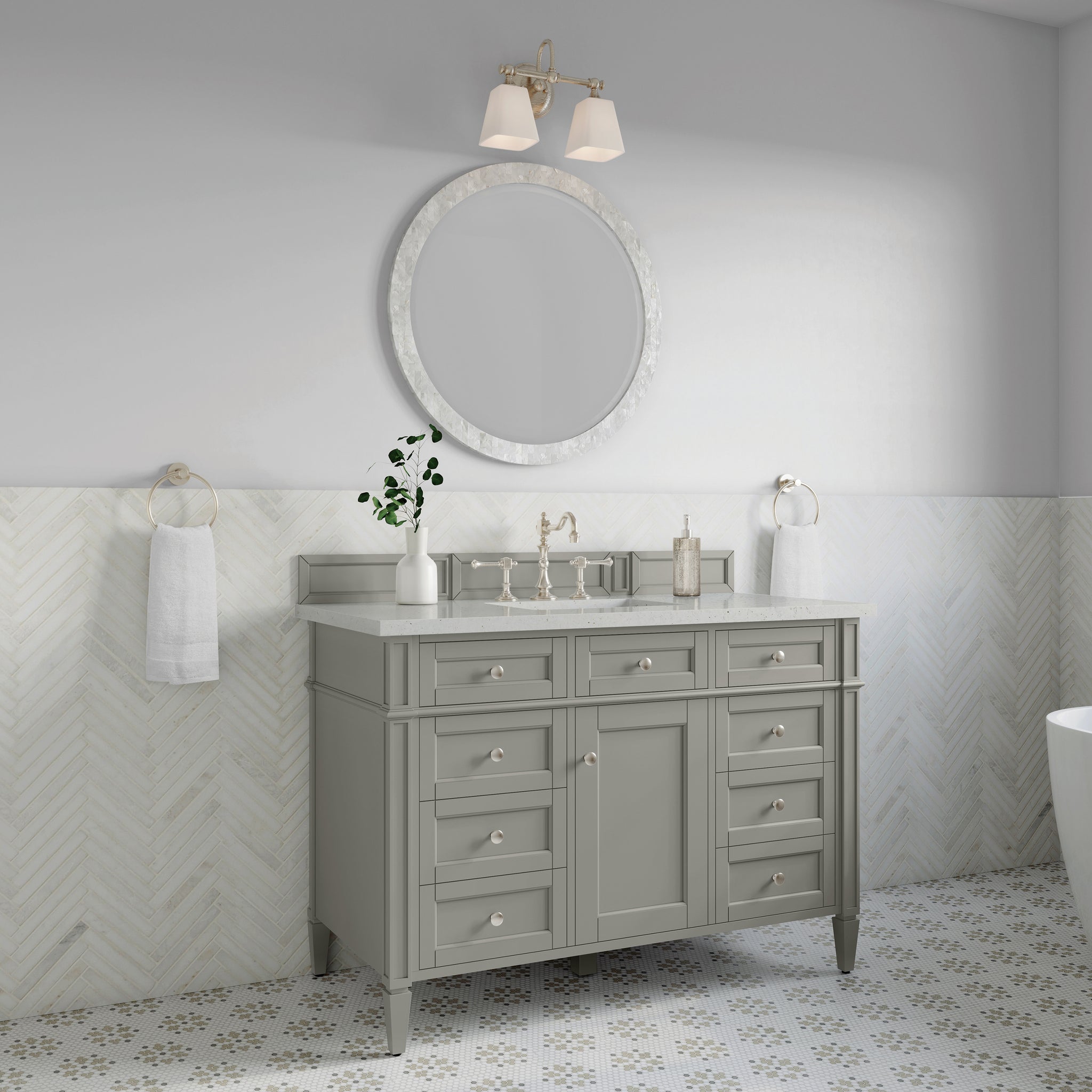 James Martin Brittany 48" Single Bathroom Vanity, Urban Gray by James Martin