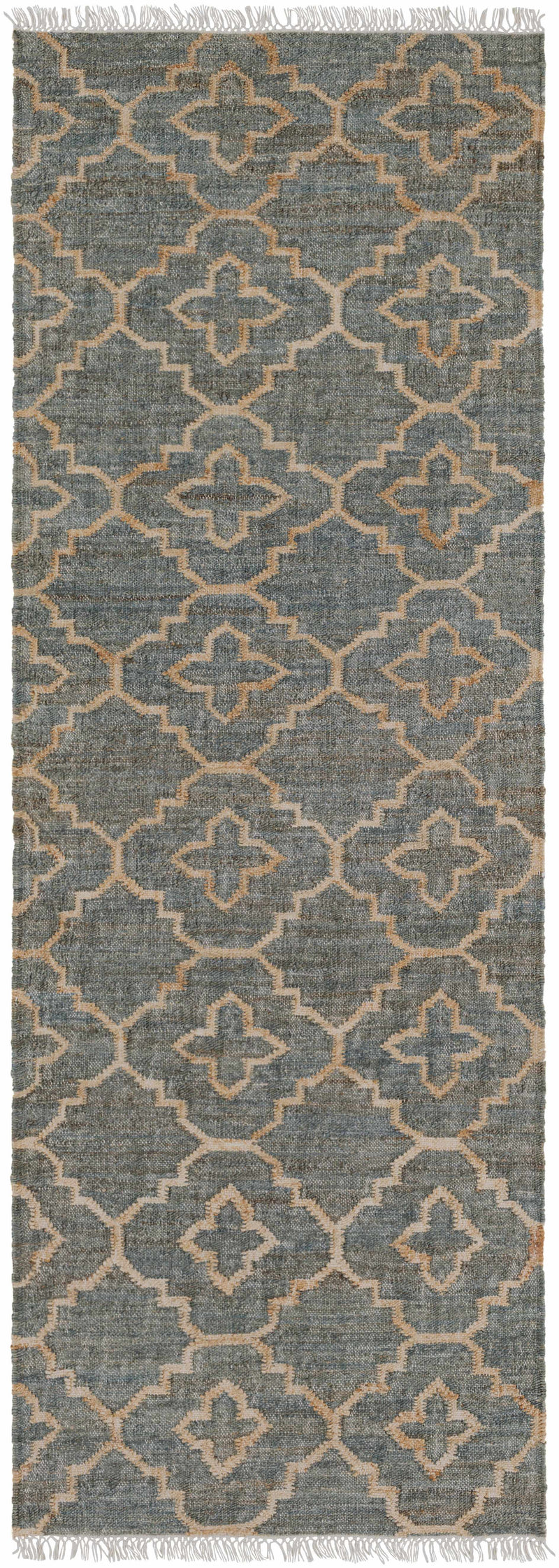 Niceville Handcrafted Fringed Jute Carpet - Clearance by Boutique Rugs