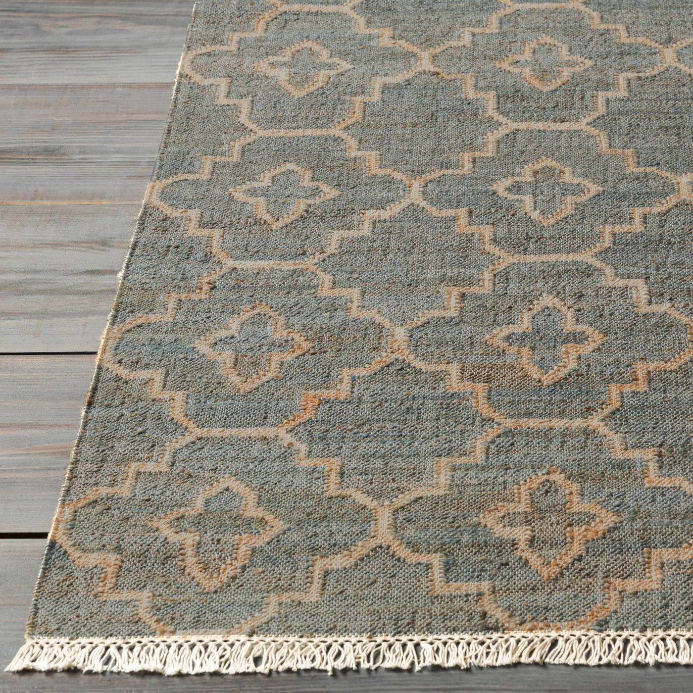 Niceville Handcrafted Fringed Jute Carpet - Clearance by Boutique Rugs