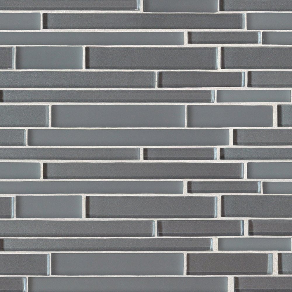 Nichel Gloss/Matte Interlocking Slides Glass Mosaics 12x12 Glass Gloss/Matte 12x12 Mosaics