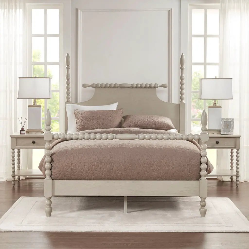 Nightstand With 1 Drawer And Turned Legs by HouseOfZazla