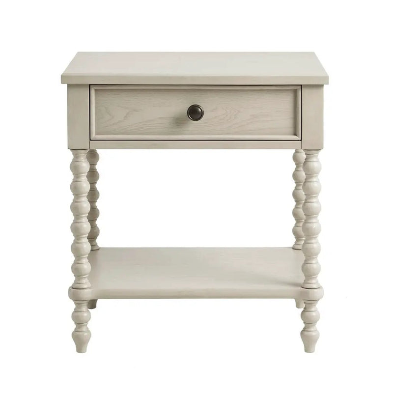 Nightstand With 1 Drawer And Turned Legs by HouseOfZazla
