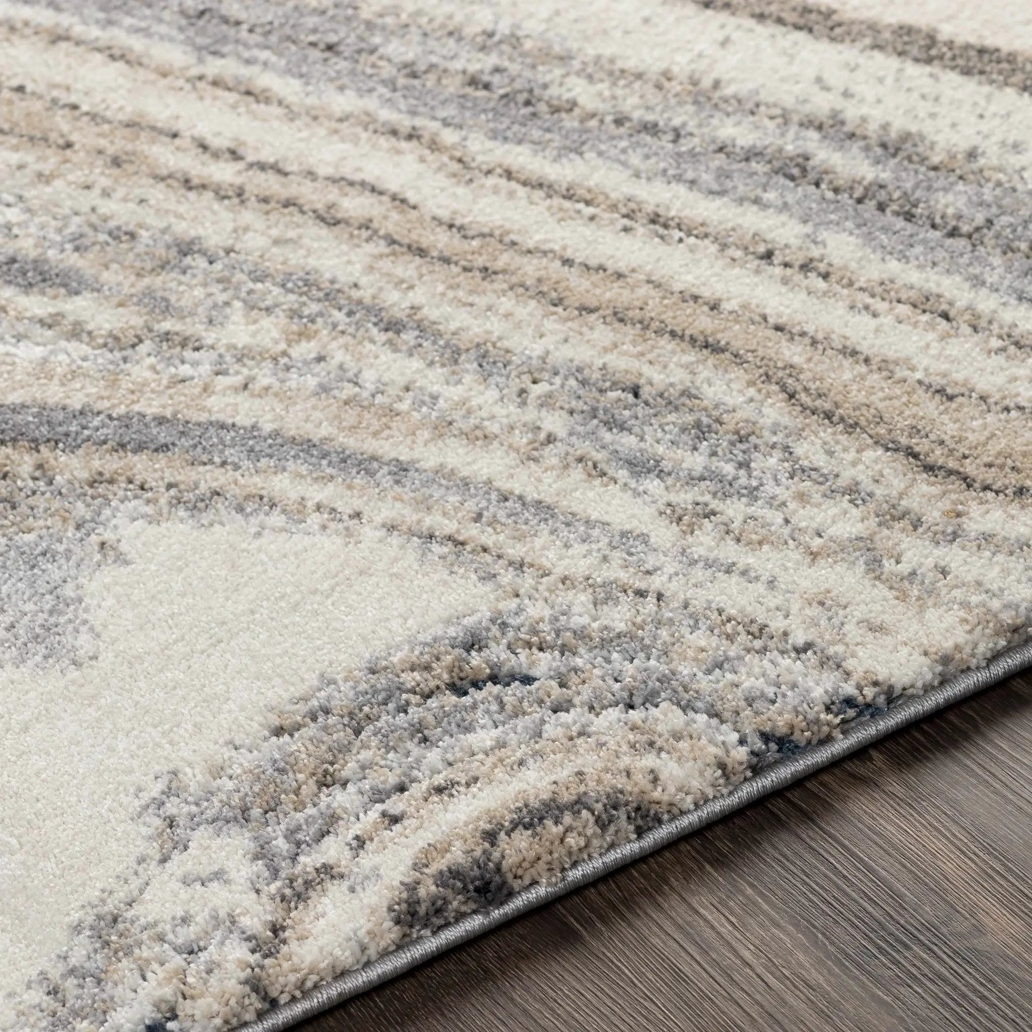 Nillumbik Gray Marble Design Rug by Boutique Rugs