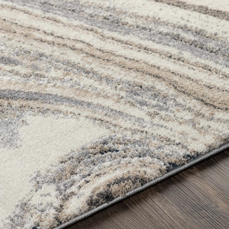 Nillumbik Gray Marble Design Rug by Boutique Rugs