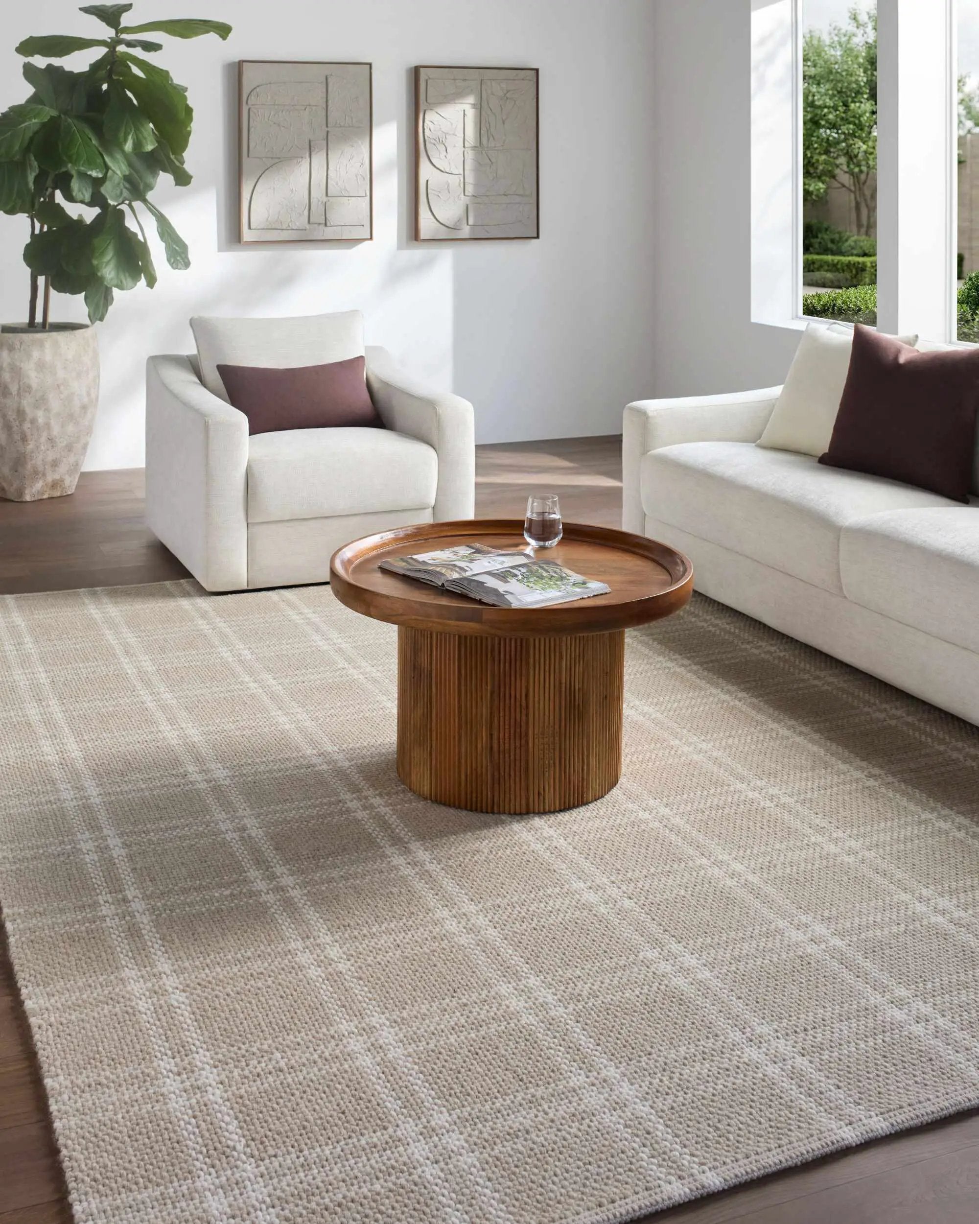 Dhyana Ivory Area Rug by Boutique Rugs