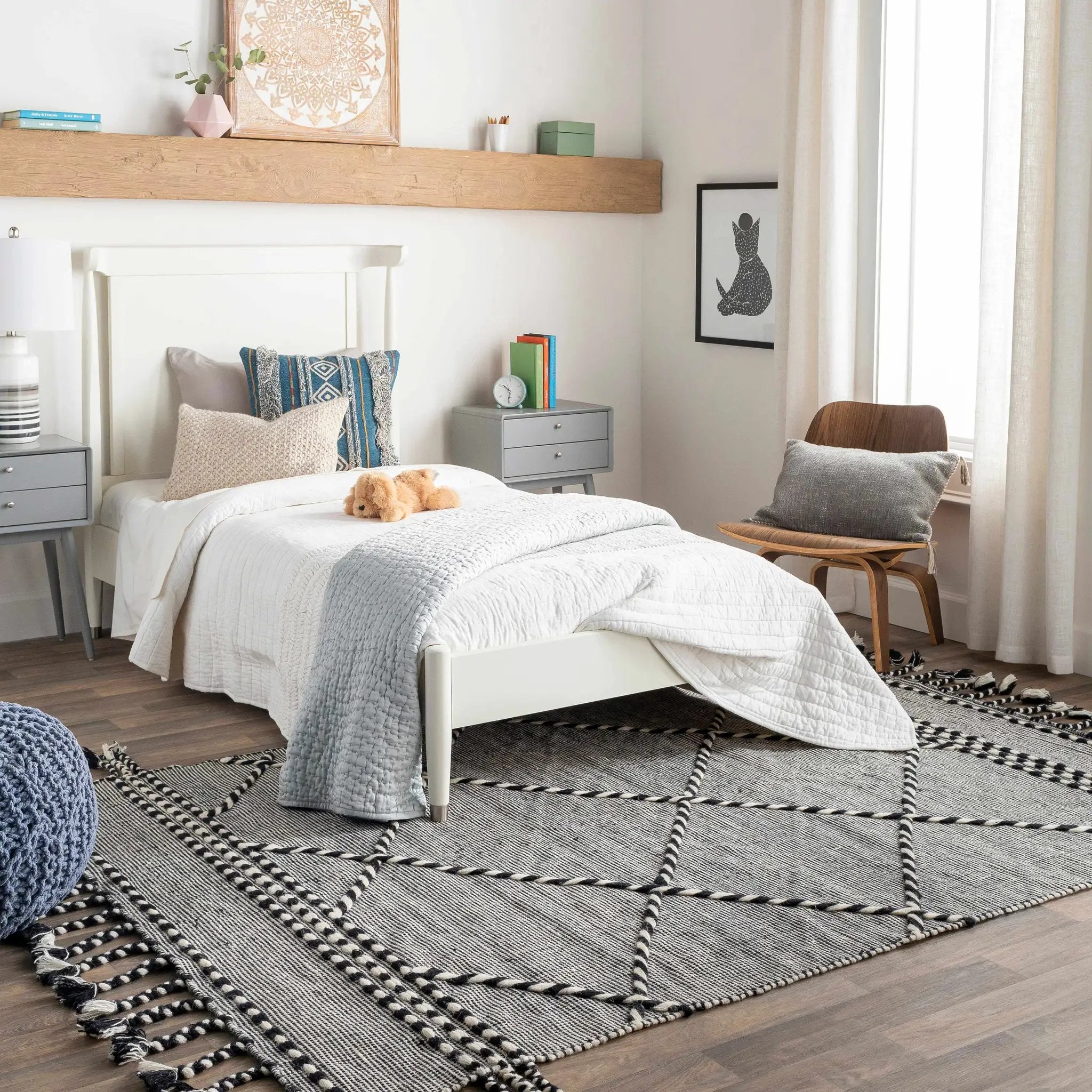 Ninderry Wool Area Rug - Clearance by Boutique Rugs