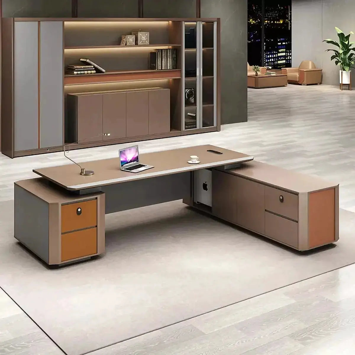 Cassel · Large L-Shaped Executive Desk by Arc Grove