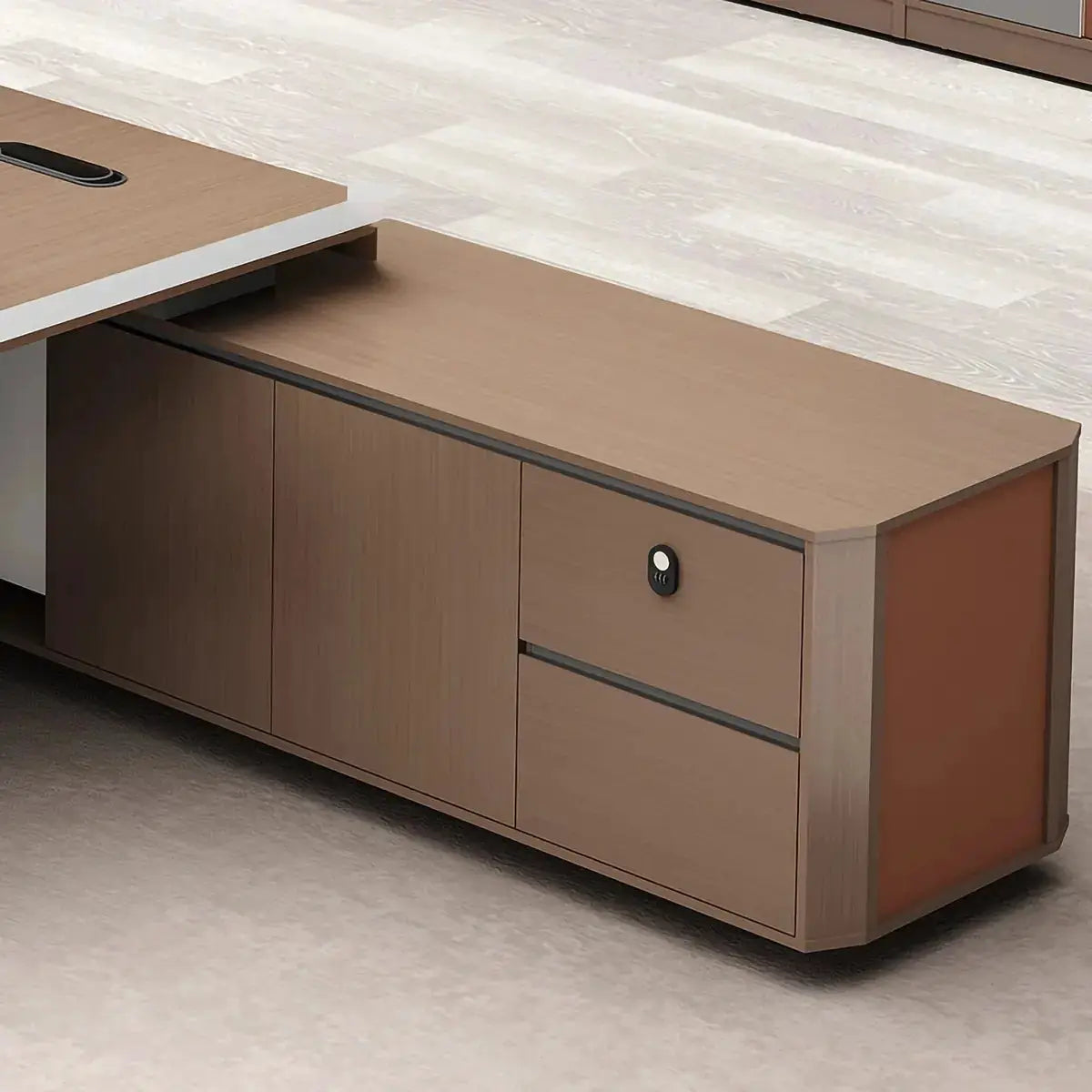 Cassel · Large L-Shaped Executive Desk by Arc Grove
