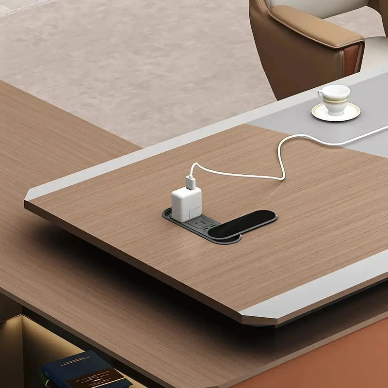 Cassel · Large L-Shaped Executive Desk by Arc Grove