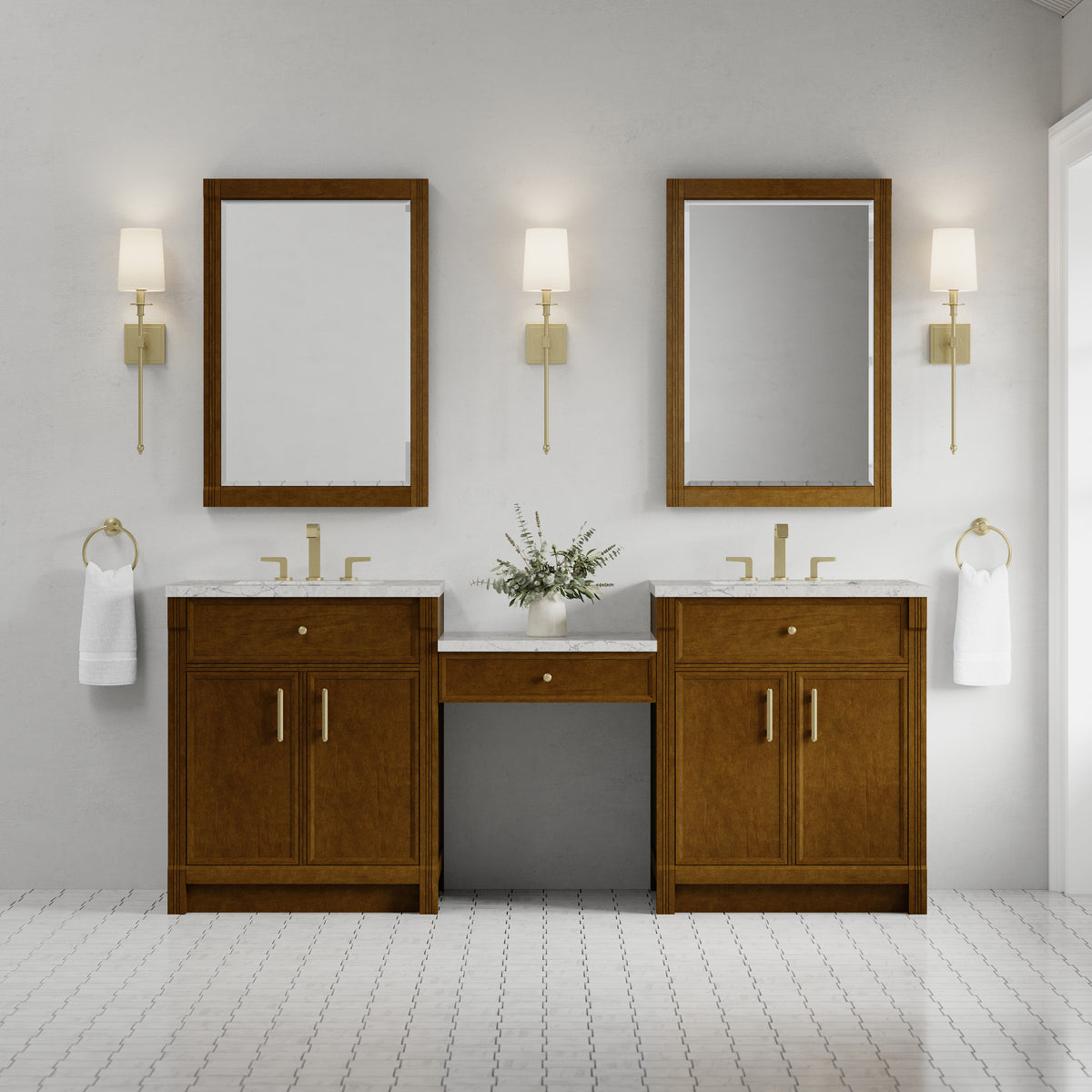 James Martin Bellshire 84" Double Bathroom Vanity, Honey Oak, view 31
