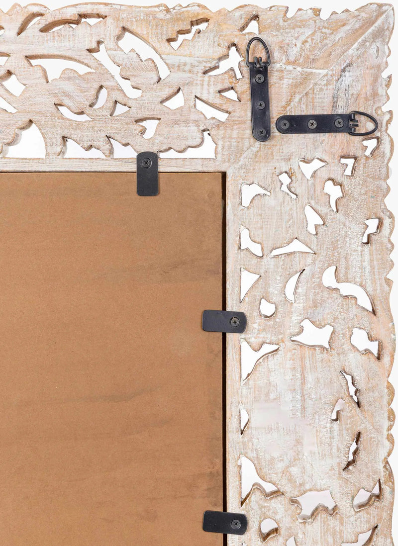Indiana Wood Mirror by Boutique Rugs
