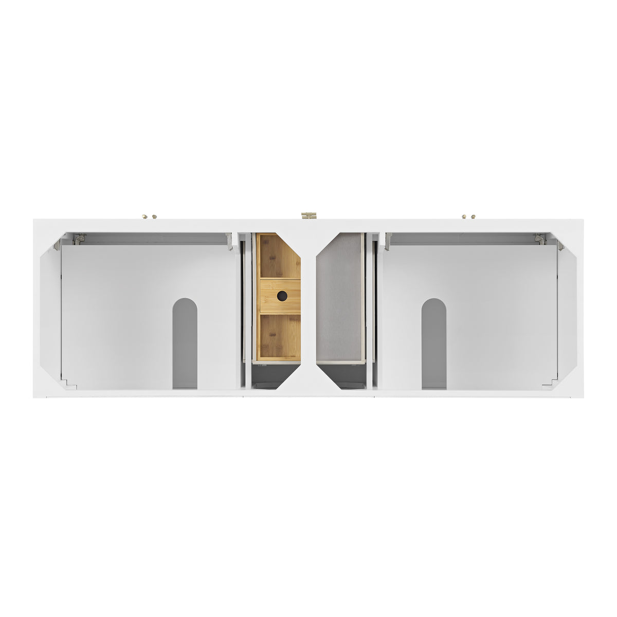 James Martin Myrrin 72" Single Bathroom Vanity, Bright White, view 4