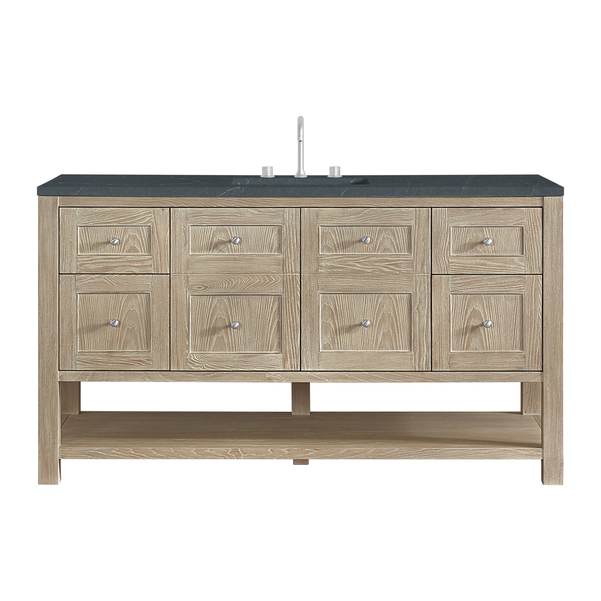 James Martin Breckenridge 60" Single Bathroom Vanity, Whitewashed Oak, view 31