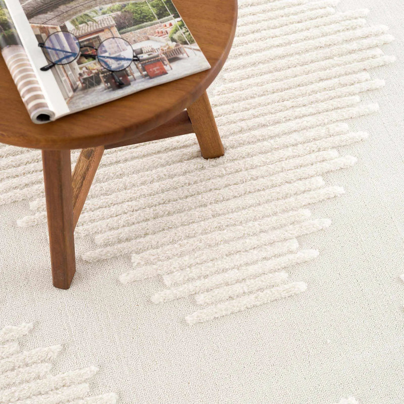 Palimbang Cream 3D Rug by Boutique Rugs