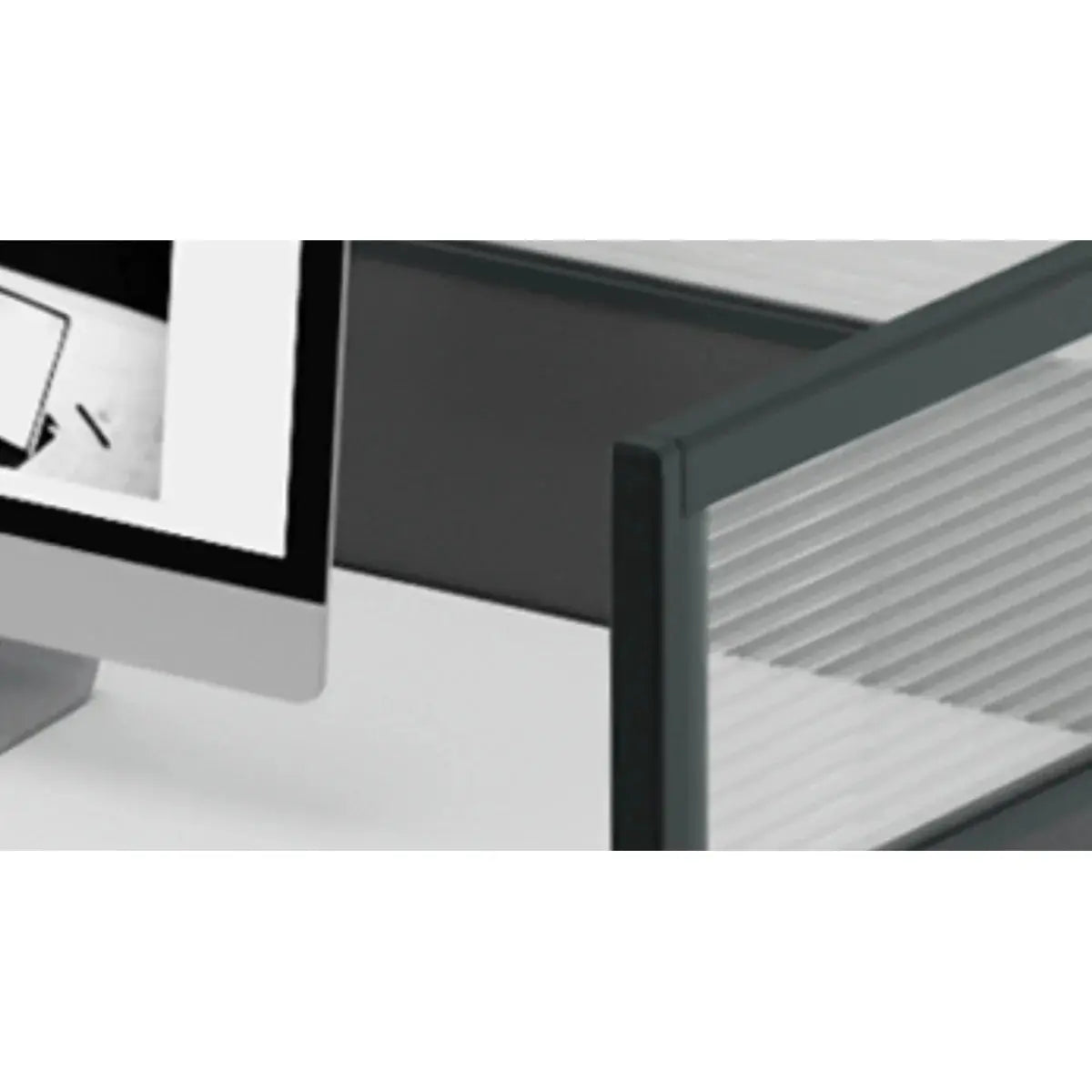 Norven · L-Shaped Cubicle Office Workstation by Arc Grove
